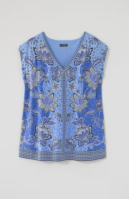 Wearever Placed-Print Border Top