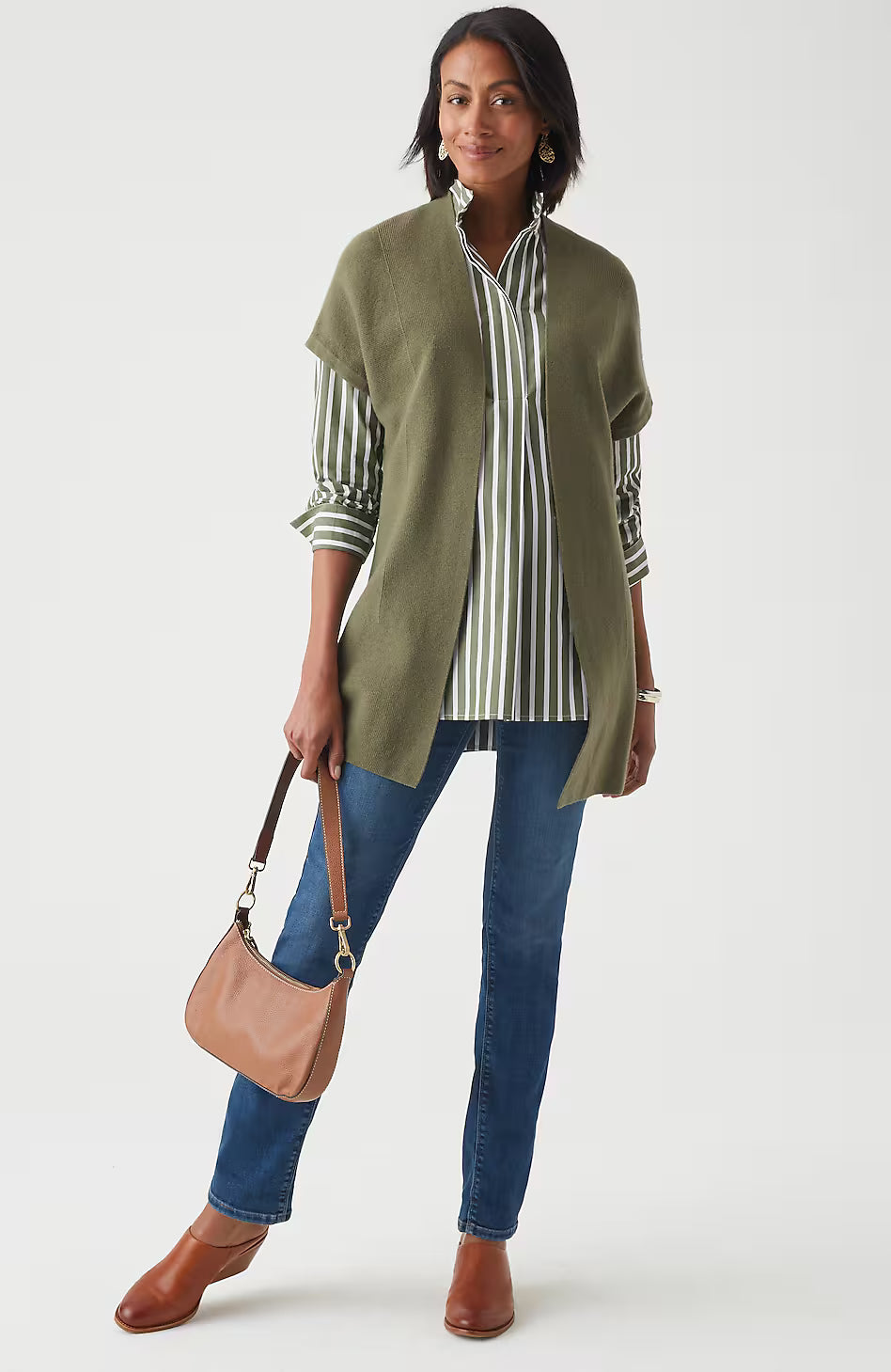 Mixed-Texture Gilet
