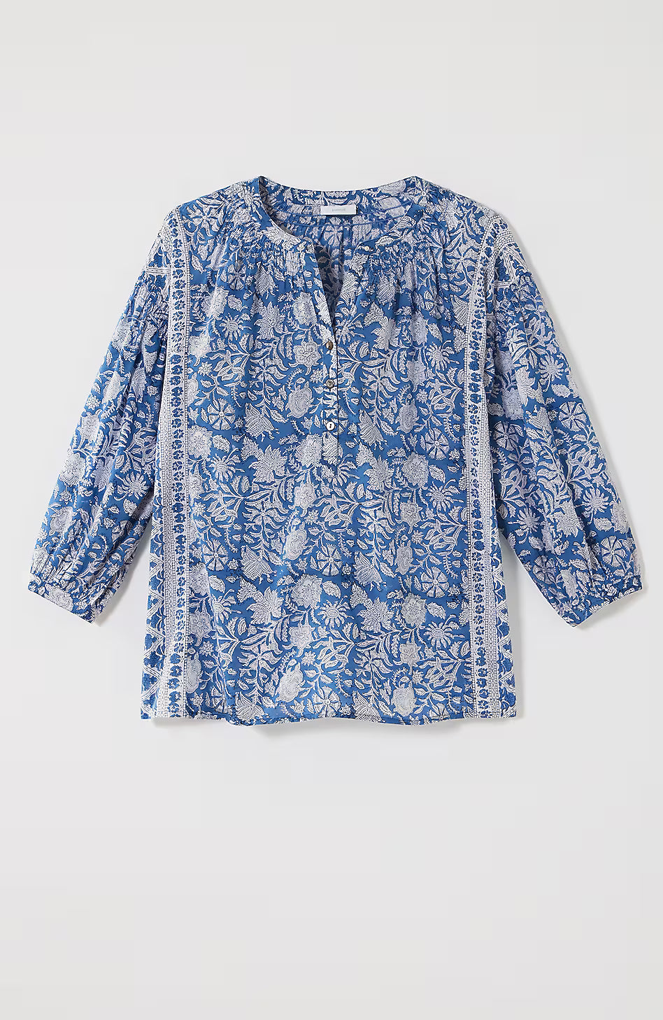 Pure Jill Block-Printed Popover