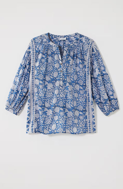 Pure Jill Block-Printed Popover