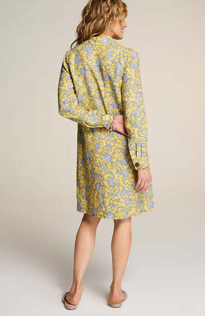Linen Popover Shirtdress