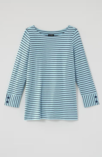 Wearever Buttoned-Cuff Top
