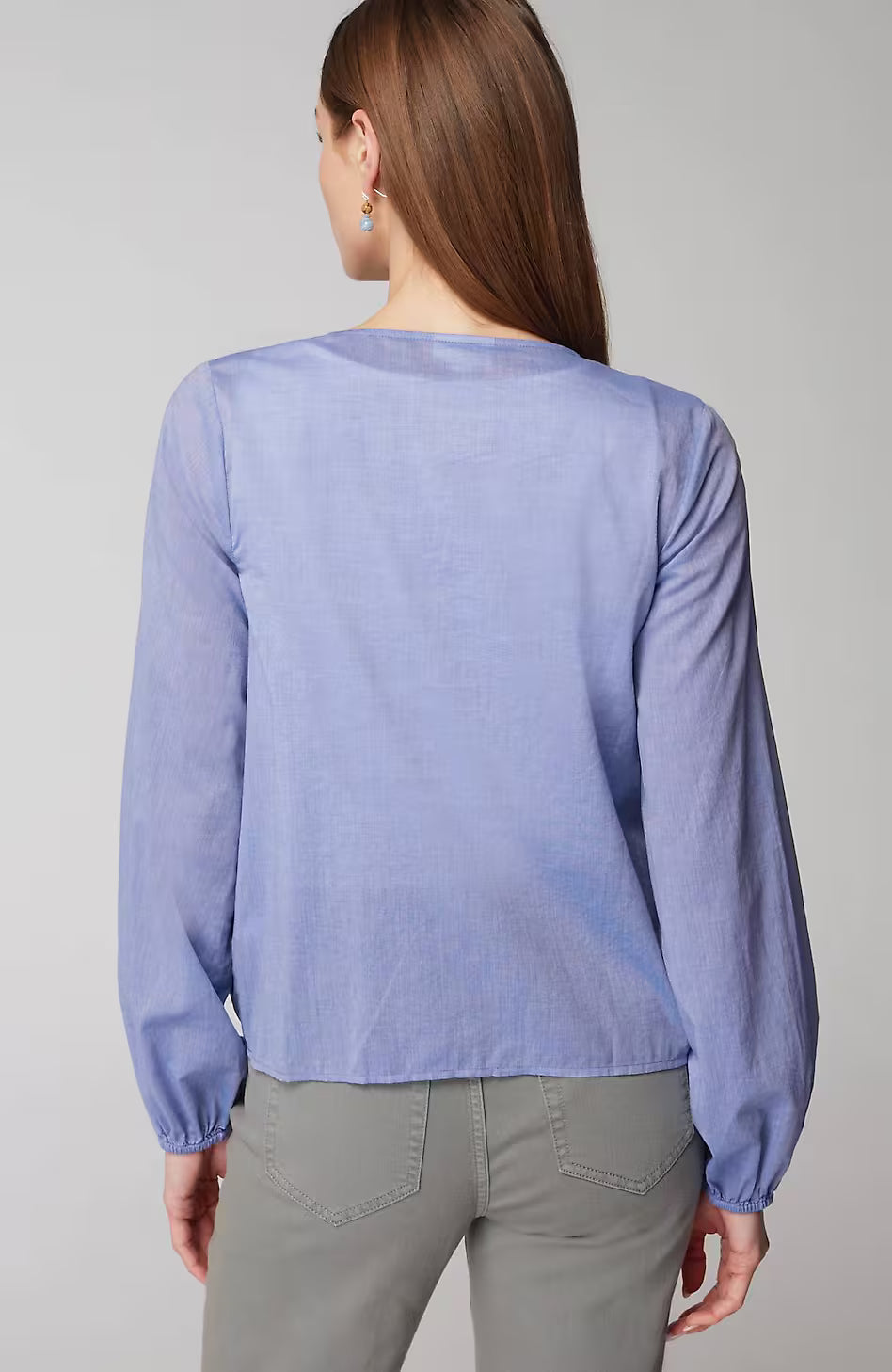 Voile Tie-Front Topper