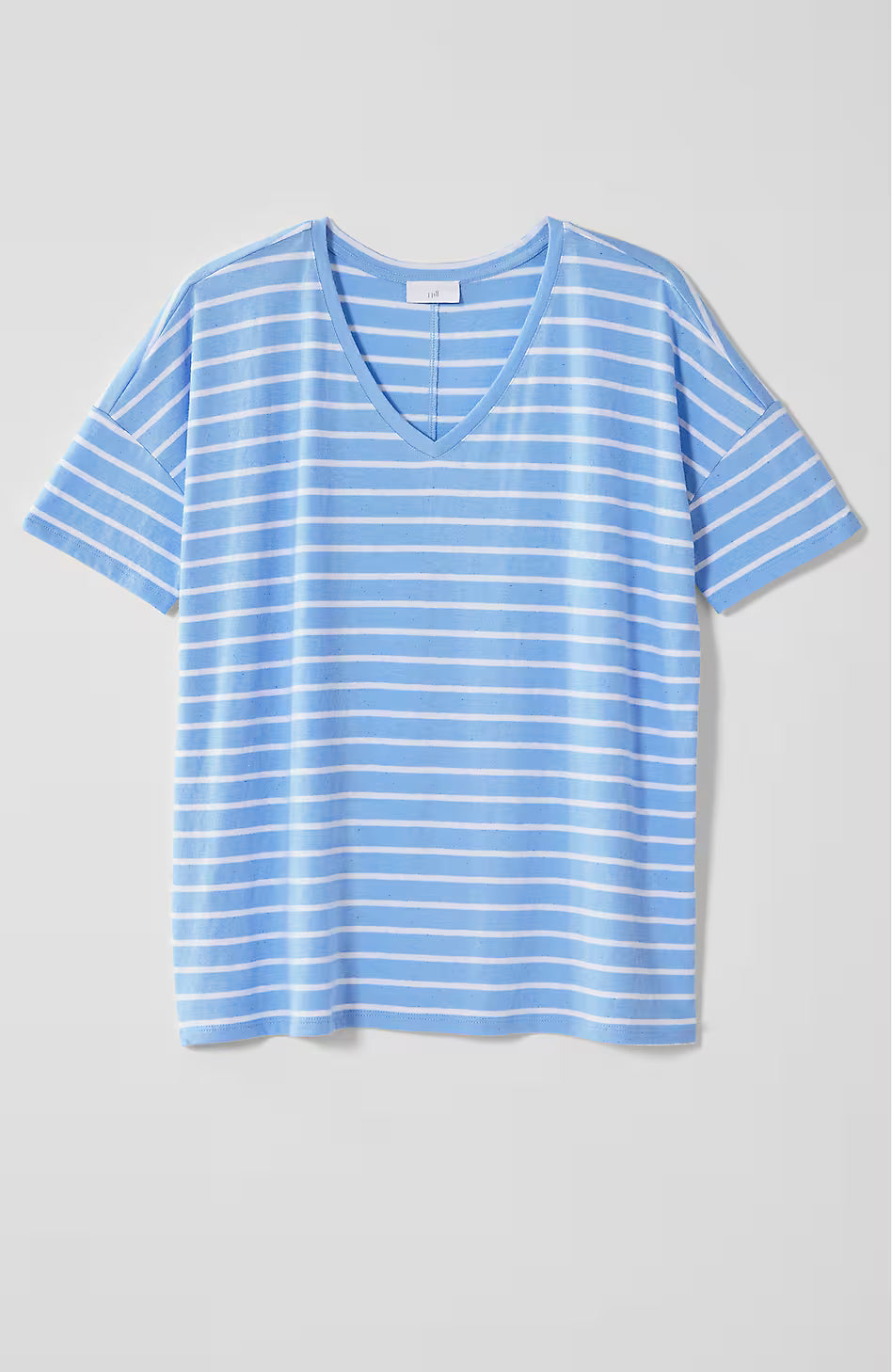 Linen-Blend Relaxed Tee