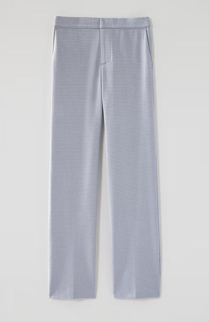 Wearever Polished-Knit Wide-Leg Trousers