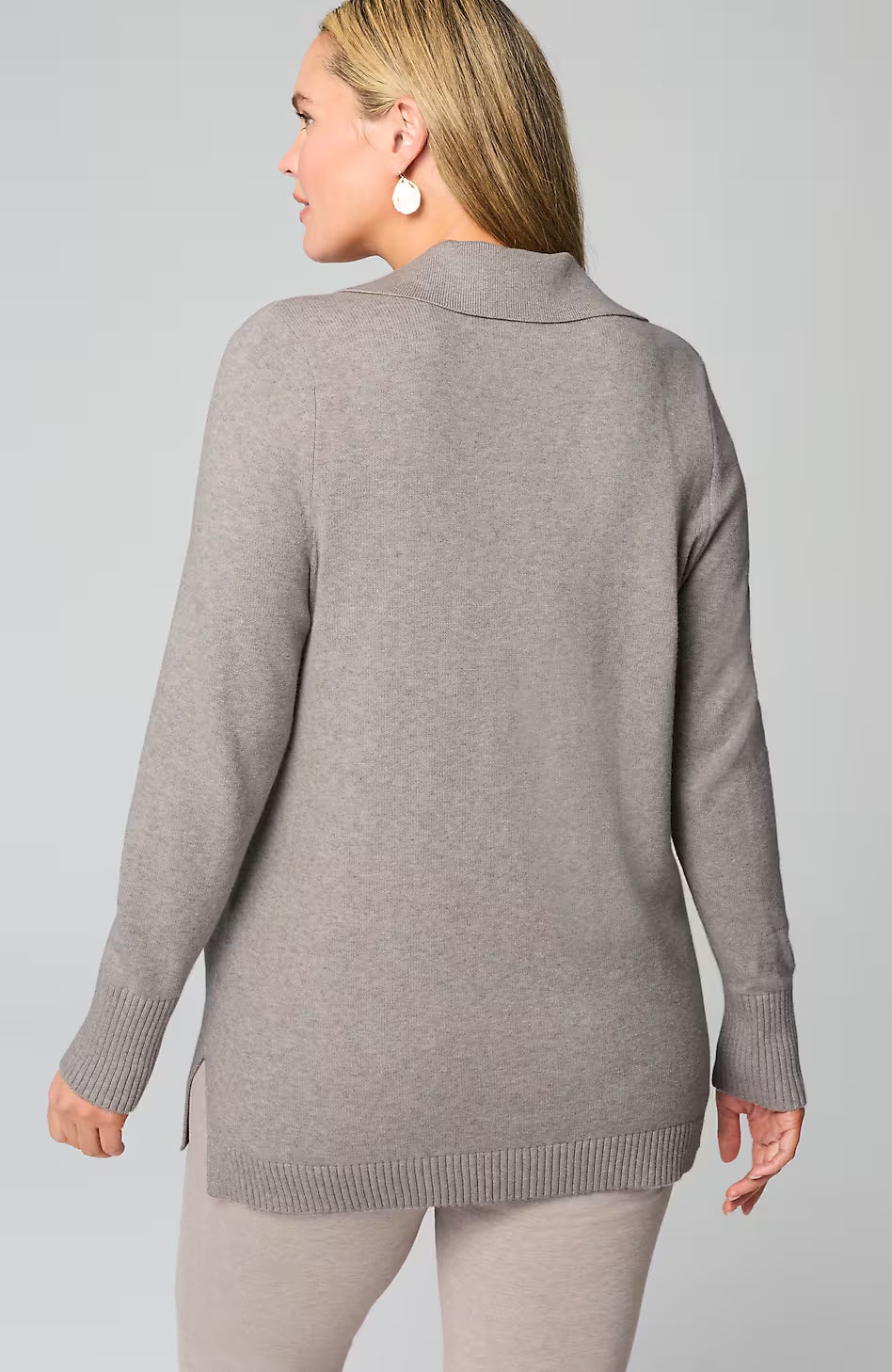 Pure Jill Collared Sweater Tunic