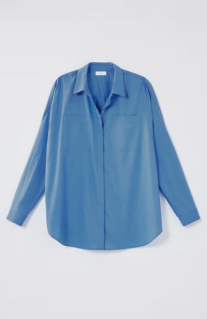 Oversized Poplin Tunic