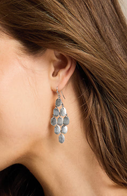 Silvertone Metals Chandelier Earrings