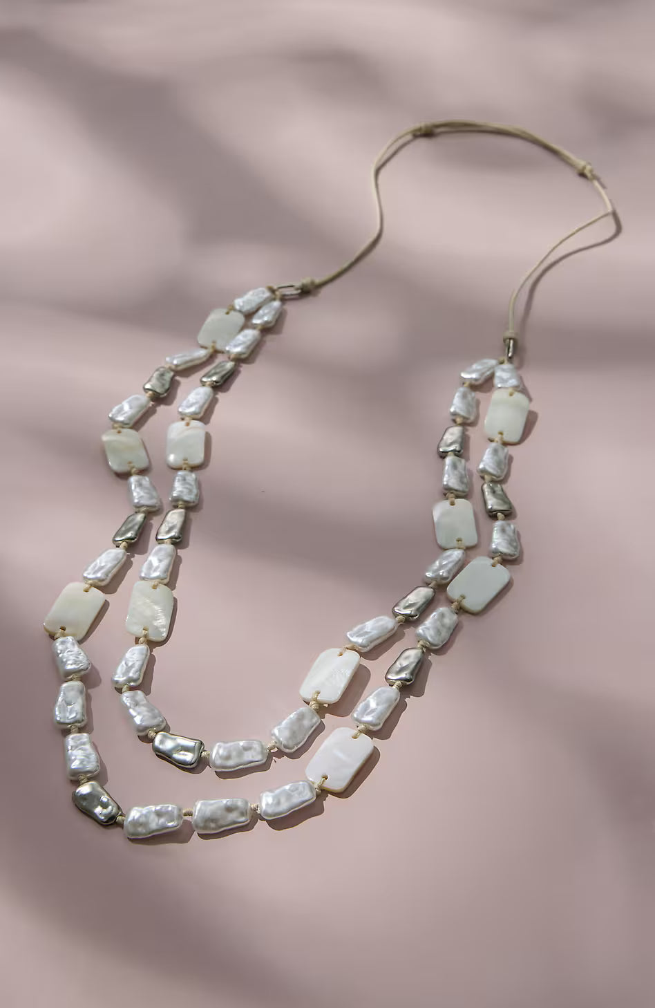 Blissful Harmony Double-Strand Necklace