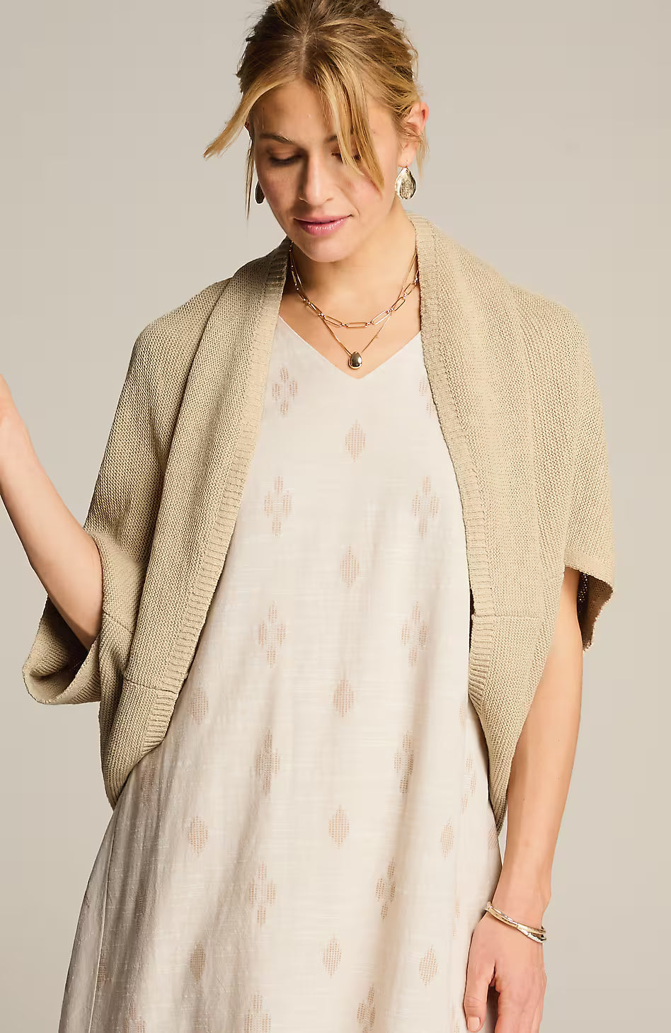 Soft Open-Knit Shrug