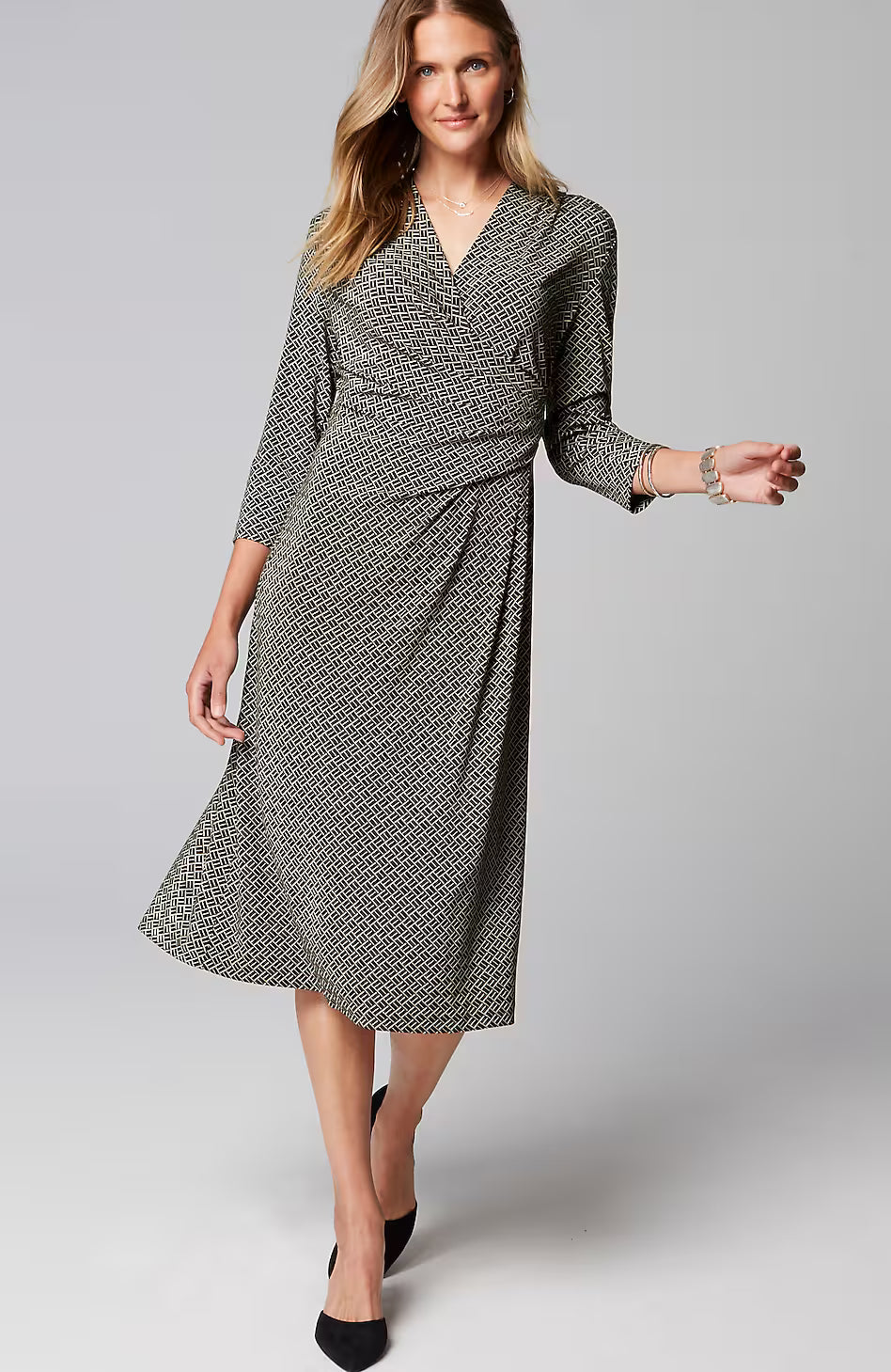 Wearever Side-Pleated Dress