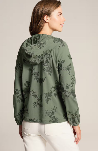 Fit Embroidered Zip-Up Jacket