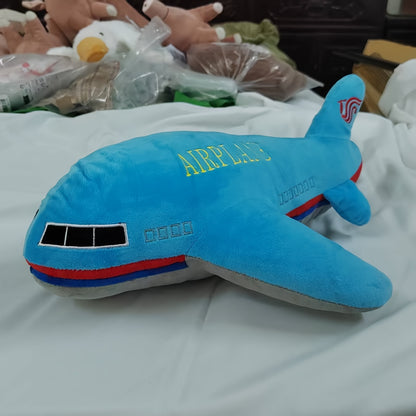 Pilule d'avion de dessin animé avec le texte \